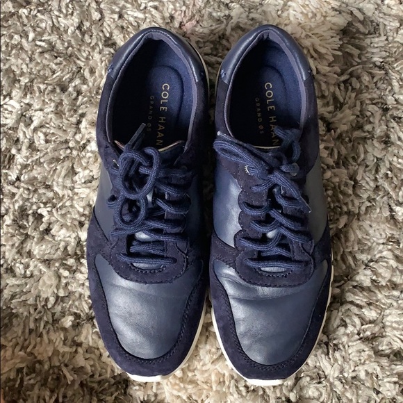 Navy Cole Haan Grand Øs Sneaker (grand crosscourt) - Picture 4 of 7